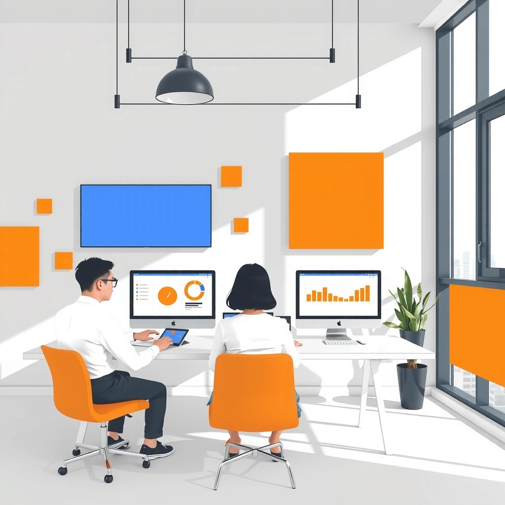 PixelZen team collaborating on web design projects in modern Philippines office