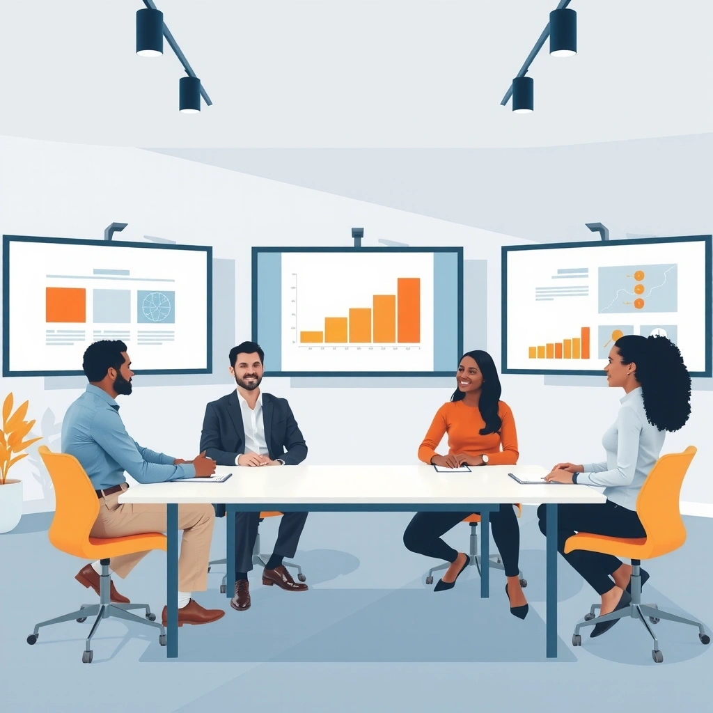 Professional web design consultation meeting with PixelZen team