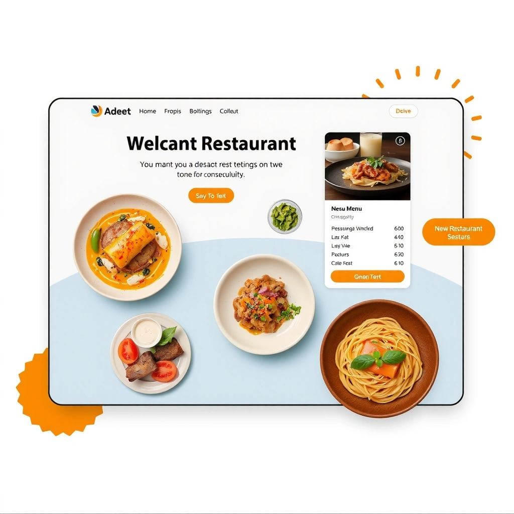Restaurant website design project